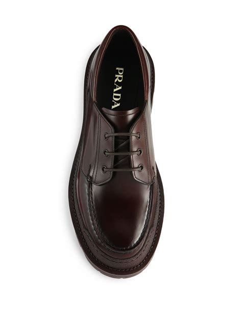 prada lug shoes